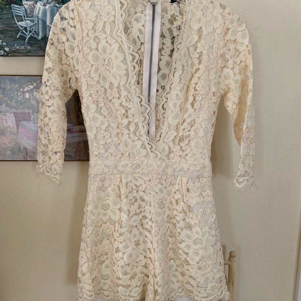 White NBD Romper